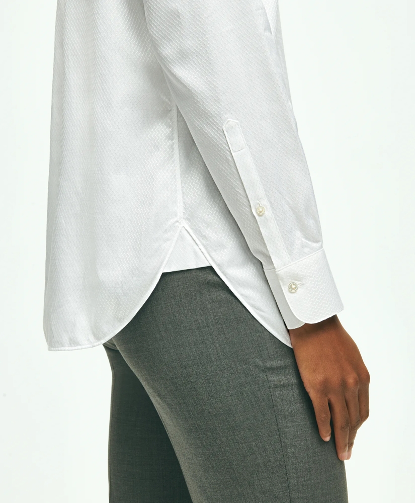 Brooks Brothers X Thomas Mason® Cotton Dobby Luxury Shirt, image 3