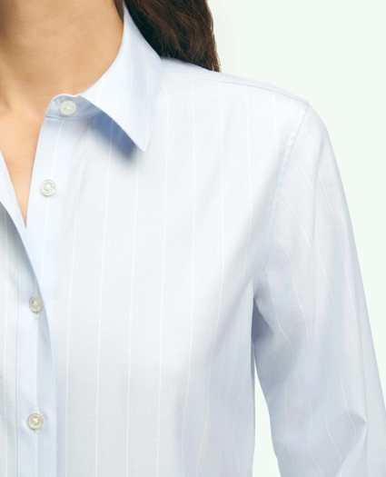 Brooks Brothers X Thomas Mason® Cotton Dobby Stripe Luxury Shirt, image 3