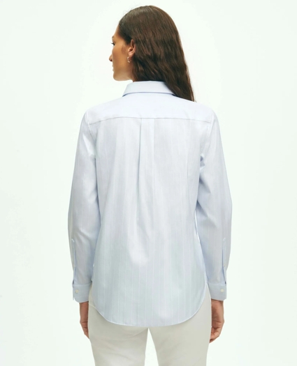 Brooks Brothers X Thomas Mason® Cotton Dobby Stripe Luxury Shirt, image 4