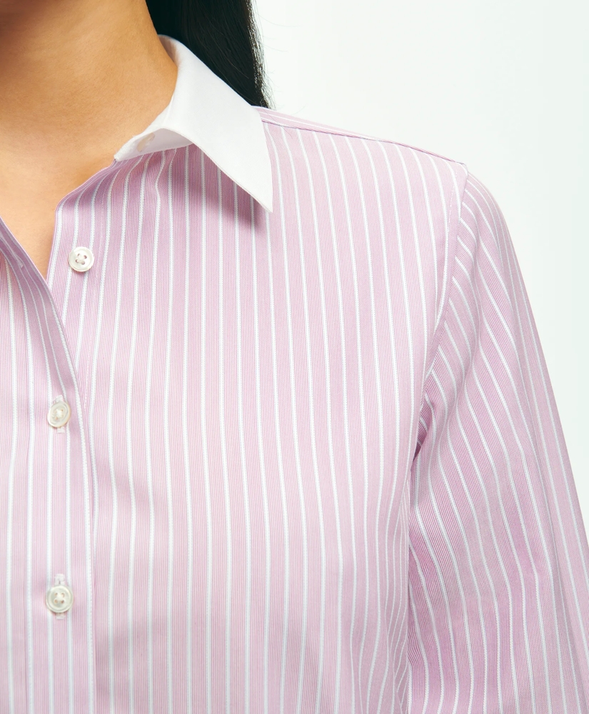 Brooks Brothers X Thomas Mason® Luxury Shirt in Cotton Dobby with Lurex®, image 2