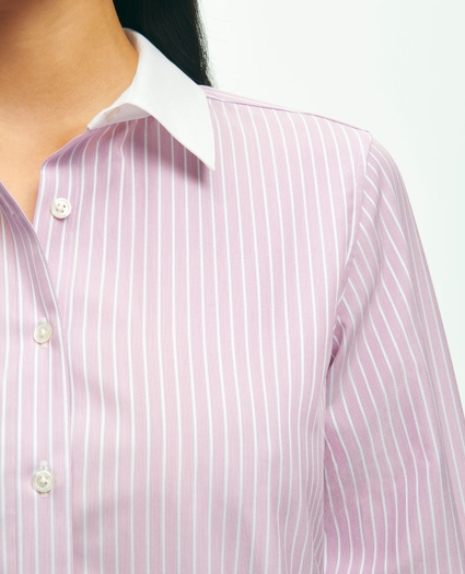 Brooks Brothers X Thomas Mason® Luxury Shirt in Cotton Dobby with Lurex®, image 2