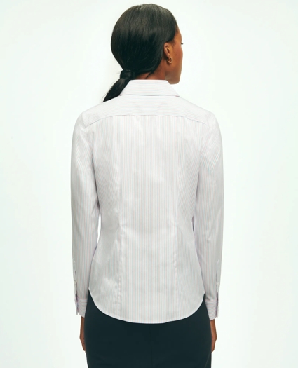 Fitted Non-Iron Stretch Supima® Cotton Dress Shirt, image 2
