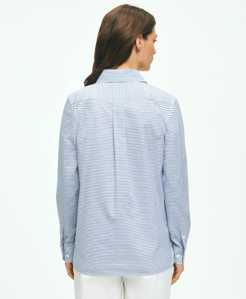 Sunflower Embroidered Striped Shirt In Cotton, image 3