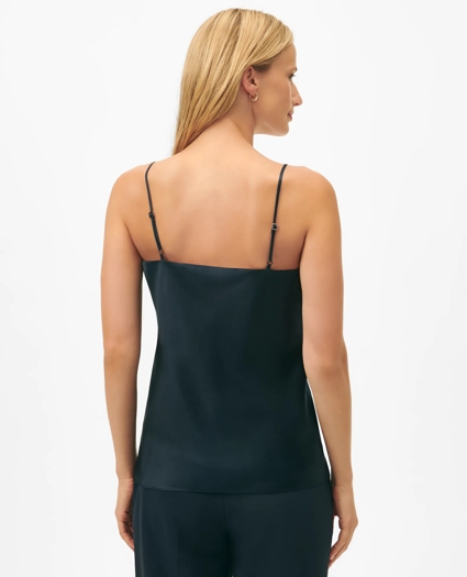 V-Neck Camisole in Washable Silk Charmeuse, image 3