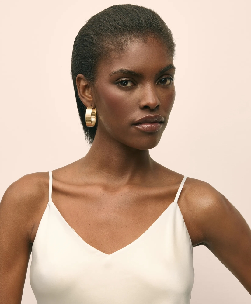 V-Neck Camisole in Washable Silk Charmeuse, image 2