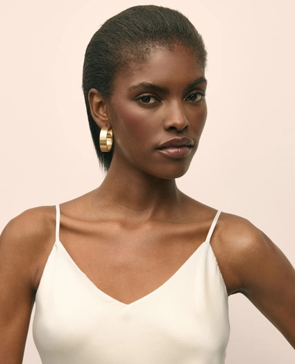 V-Neck Camisole in Washable Silk Charmeuse, image 2