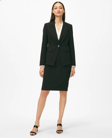 Concealed-Placket Blouse in Crepe, image 2