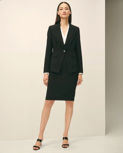 Concealed-Placket Blouse in Crepe, image 2