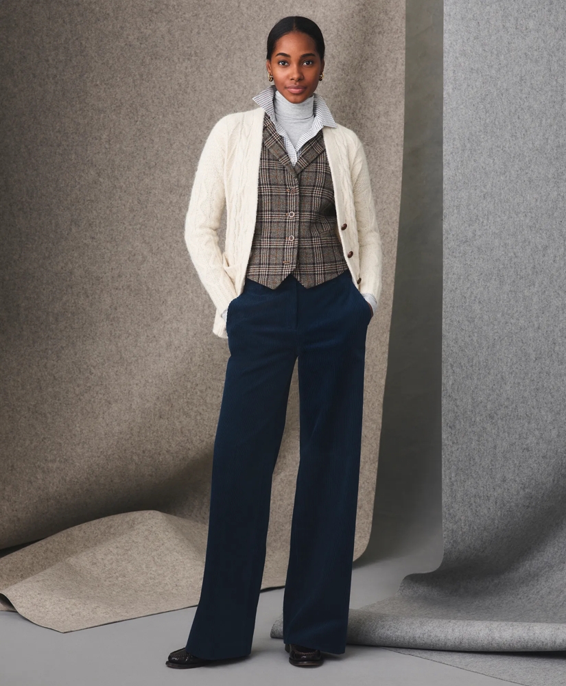 Blouson Sleeve Shirt in Printed Sateen Supima® Cotton, image 2