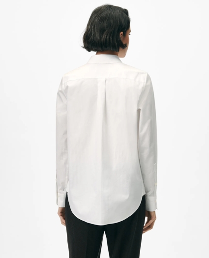 Thomas Mason® X Brooks Brothers Luxury Cotton Shirt in Stripe, image 2