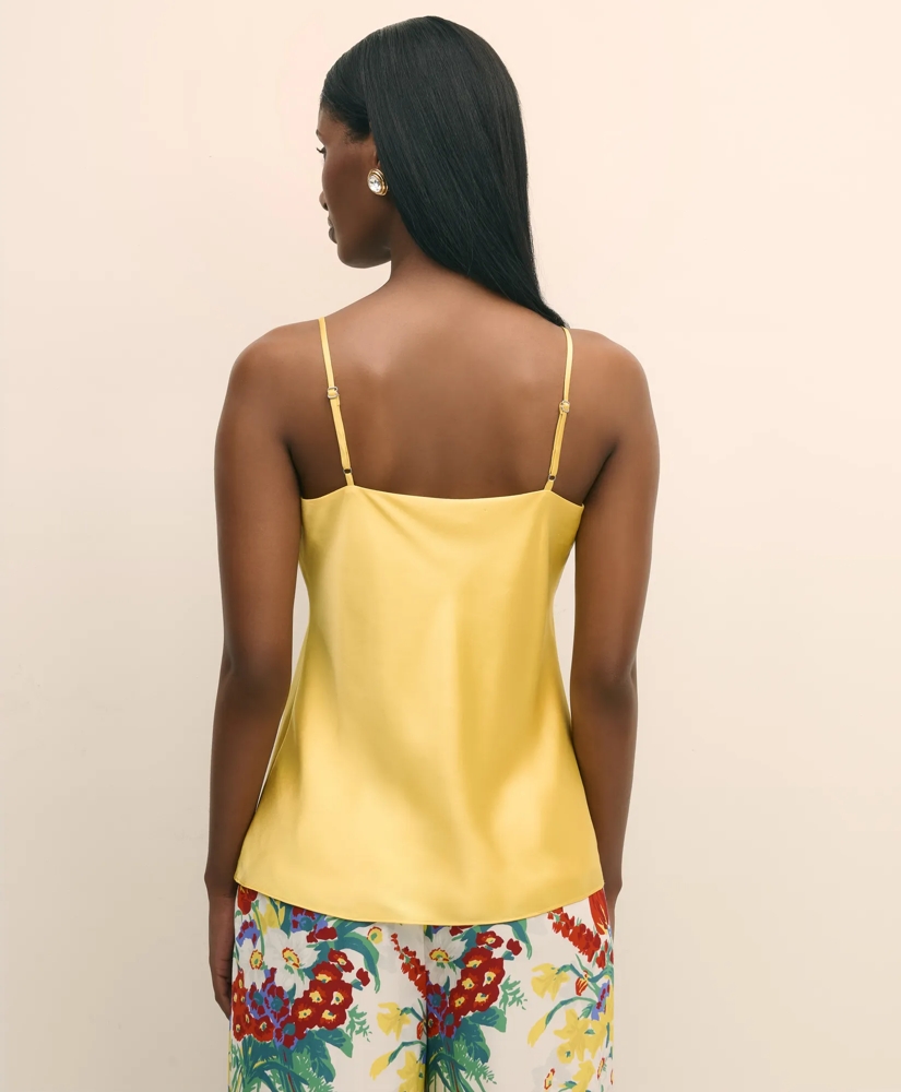 V-Neck Camisole in Washable Silk Charmeuse, image 4