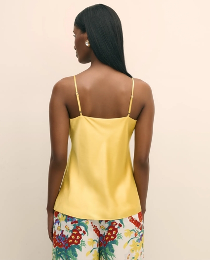 V-Neck Camisole in Washable Silk Charmeuse, image 4