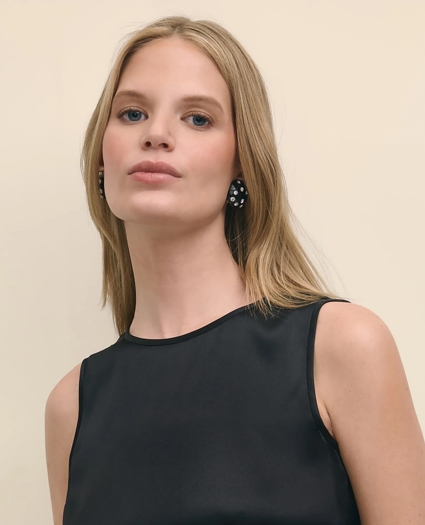 Sleeveless Shell in Washable Silk, image 2