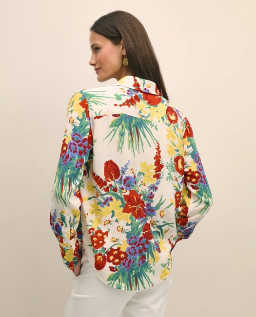 Floral Crepe Blouse