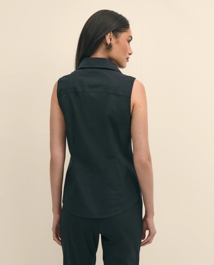 選ぶなら Women's Fitted Non-Iron Stretch Supima Cotton Sleeveless トップス