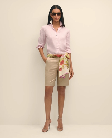 Classic Fit Irish Linen Shirt, image 1