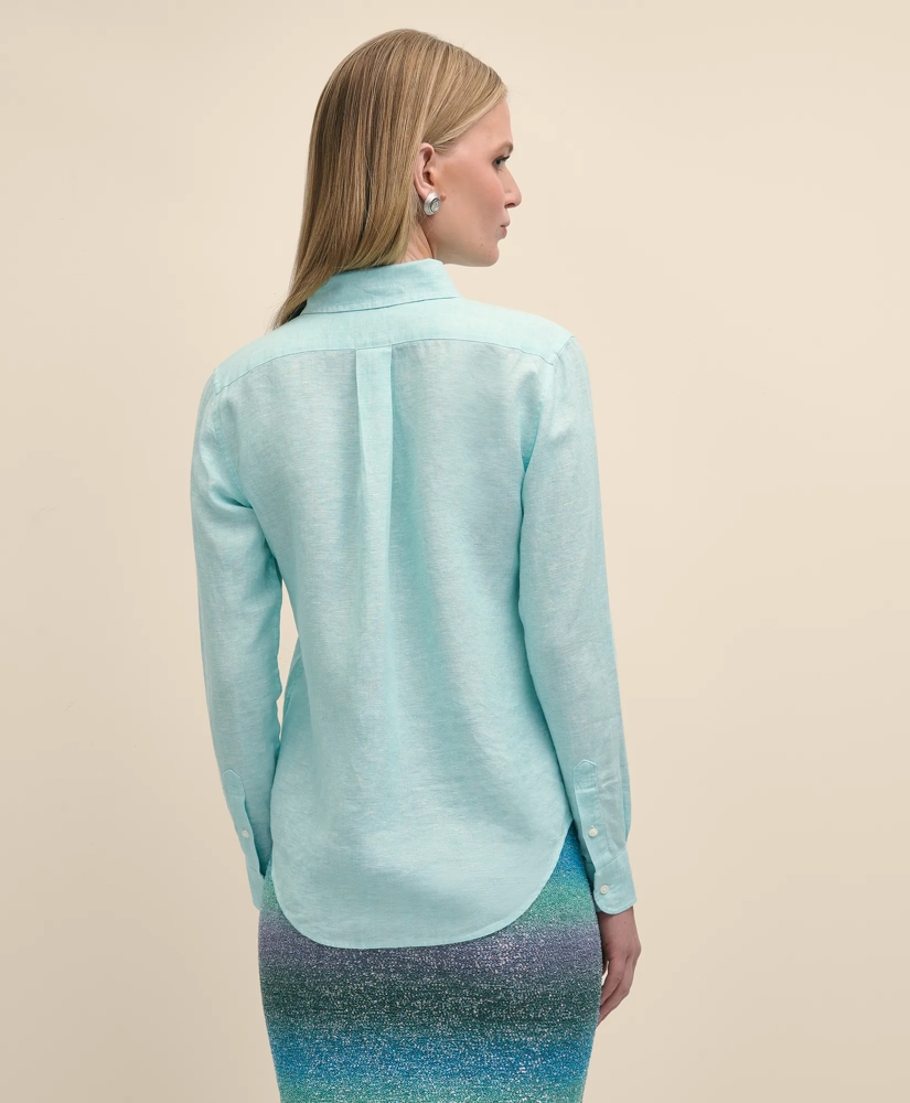 Classic Fit Irish Linen Shirt, image 4