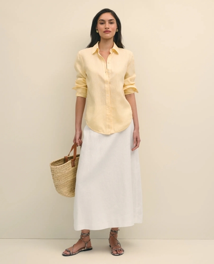 Classic Fit Irish Linen Shirt, image 1