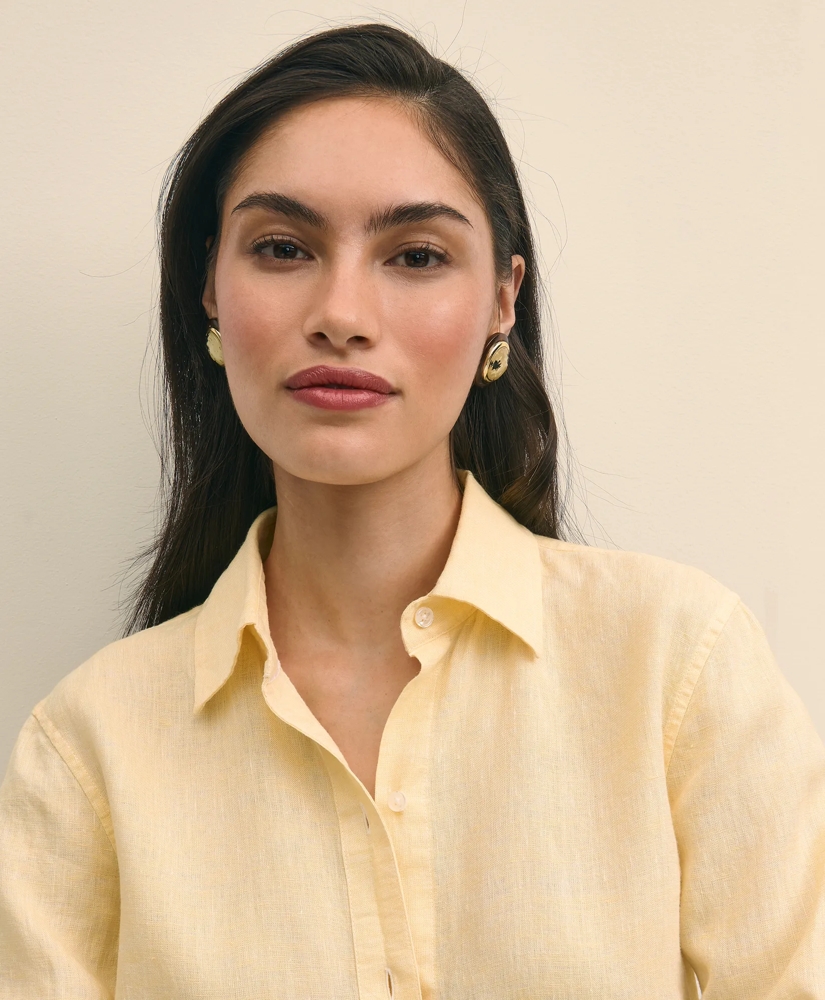 Classic Fit Irish Linen Shirt, image 2