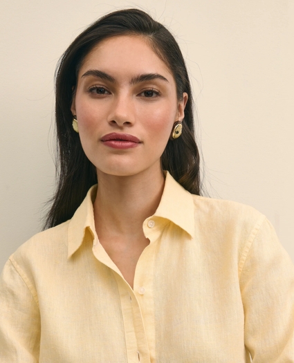 Classic Fit Irish Linen Shirt, image 2