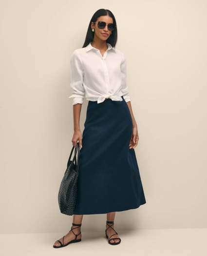 Classic Fit Irish Linen Shirt, image 2