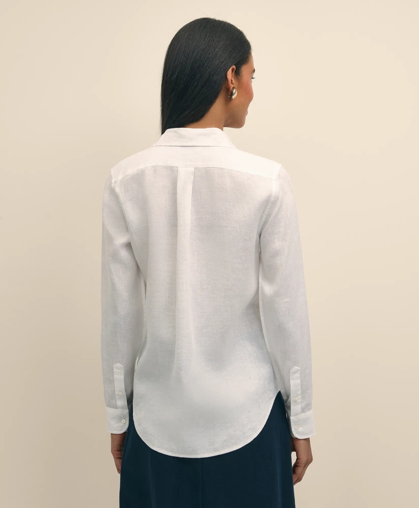 Classic Fit Irish Linen Shirt, image 4