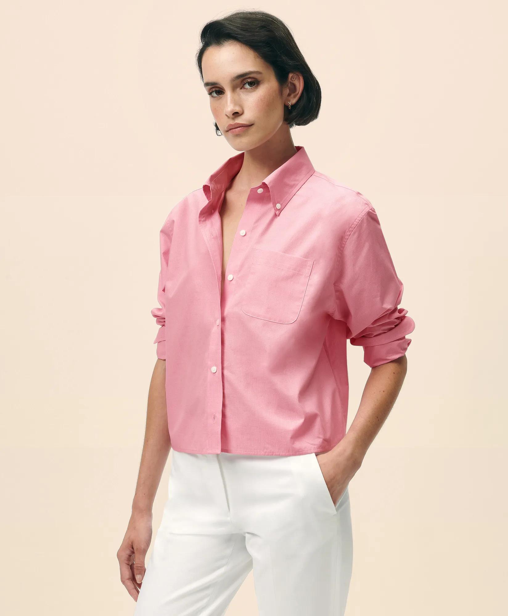 The Cropped Button-Down Shirt, image 1