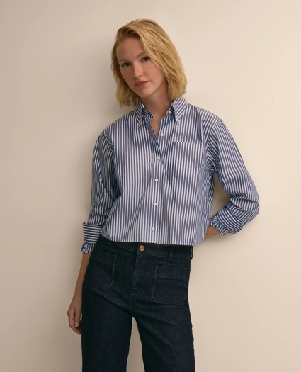 The Cropped Button-Down Shirt, image 1