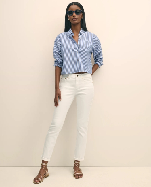The Cropped Button-Down Shirt