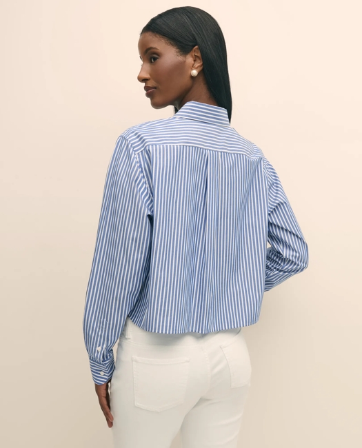 The Cropped Button-Down Shirt