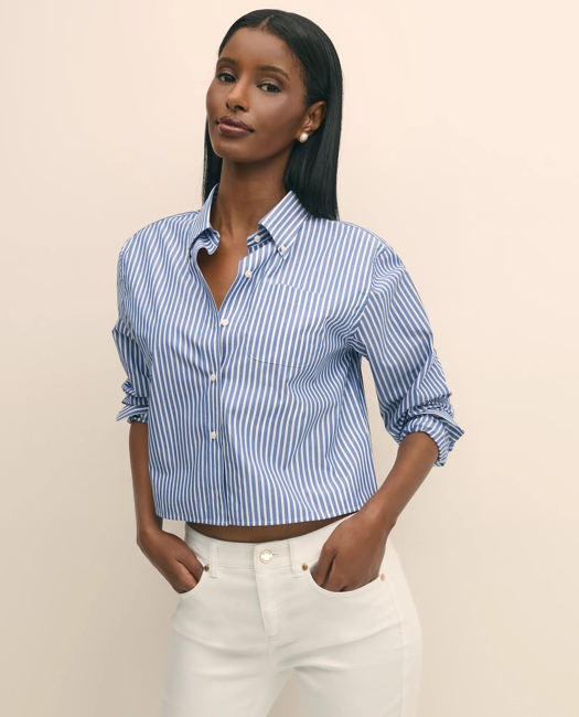 The Cropped Button-Down Shirt