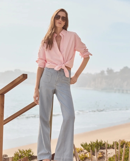 Oversized Cotton Oxford Shirt, image 2