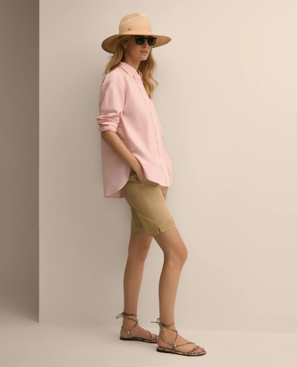 Oversized Cotton Oxford Shirt, image 3