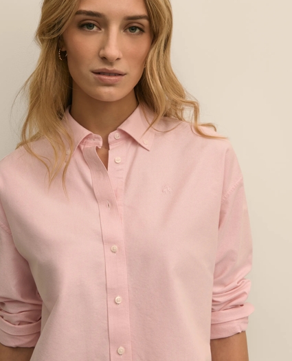 Oversized Cotton Oxford Shirt, image 4