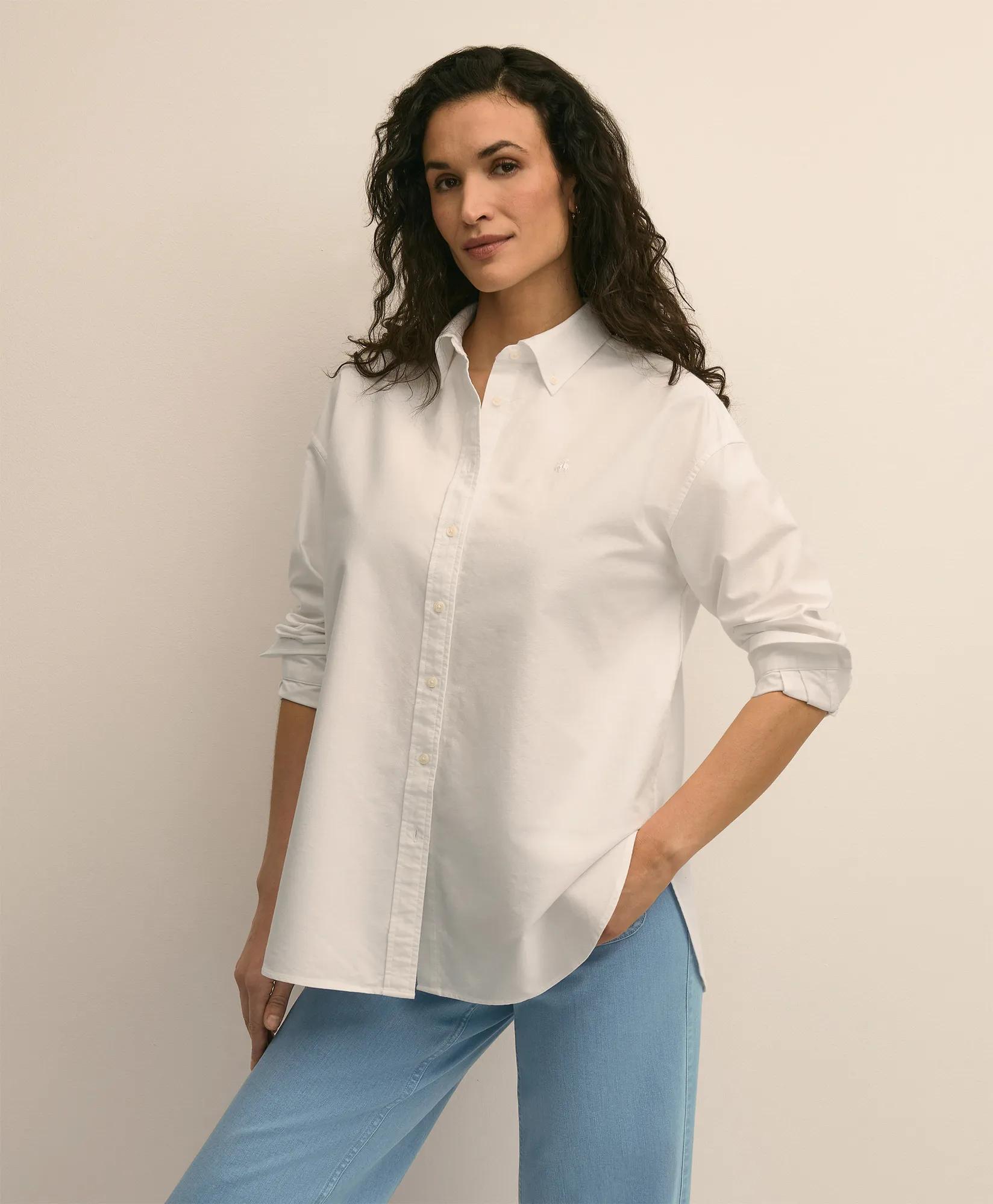 Oversized Cotton Oxford Shirt primary