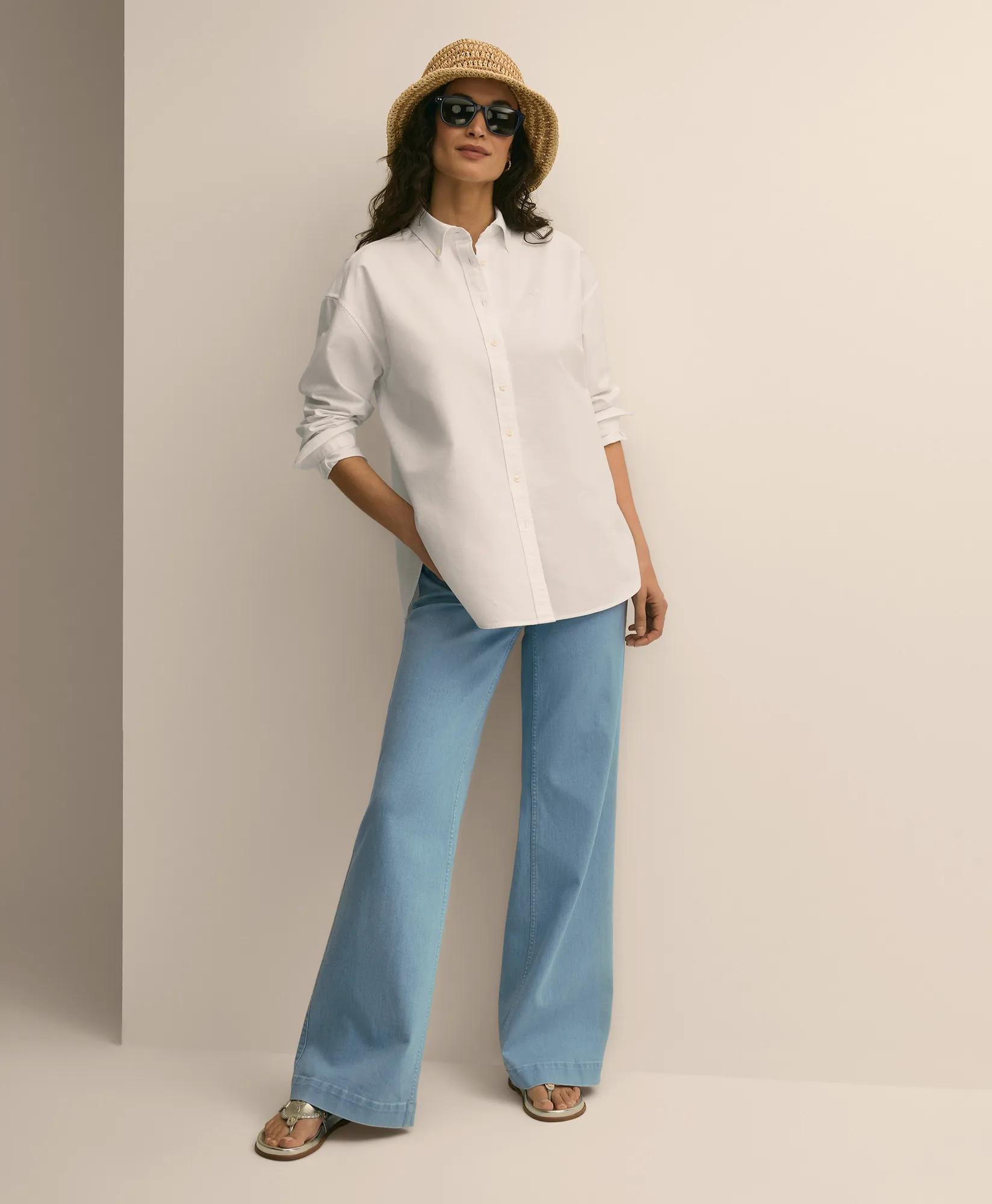 Oversized Cotton Oxford Shirt secondary