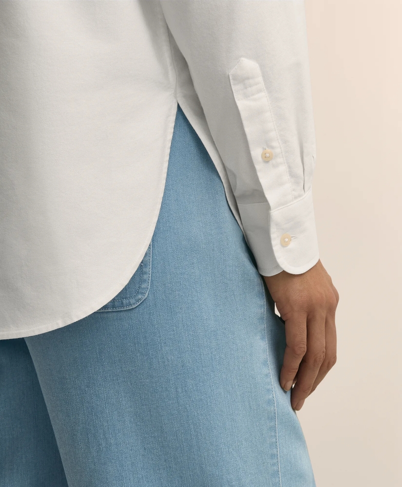 Oversized Cotton Oxford Shirt, image 3