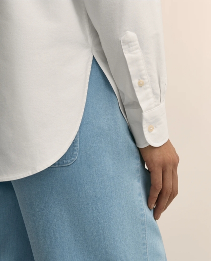 Oversized Cotton Oxford Shirt, image 3
