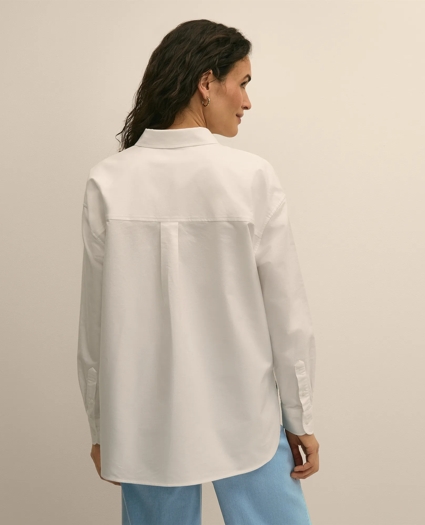 Oversized Cotton Oxford Shirt, image 4