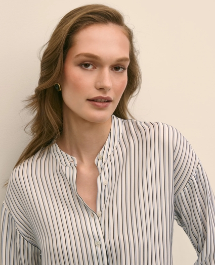 Drapey Thin Stripe Shirt, image 3