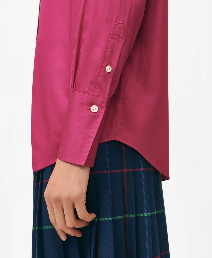 Relaxed Shirt in Supima® Cotton Sateen, image 4