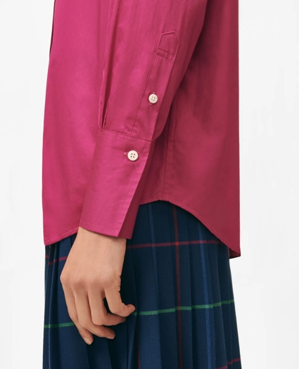 Relaxed Shirt in Supima® Cotton Sateen, image 4