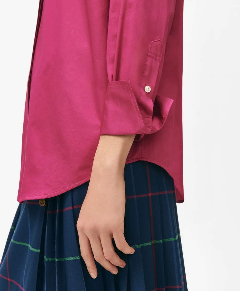 Relaxed Shirt in Supima® Cotton Sateen, image 5