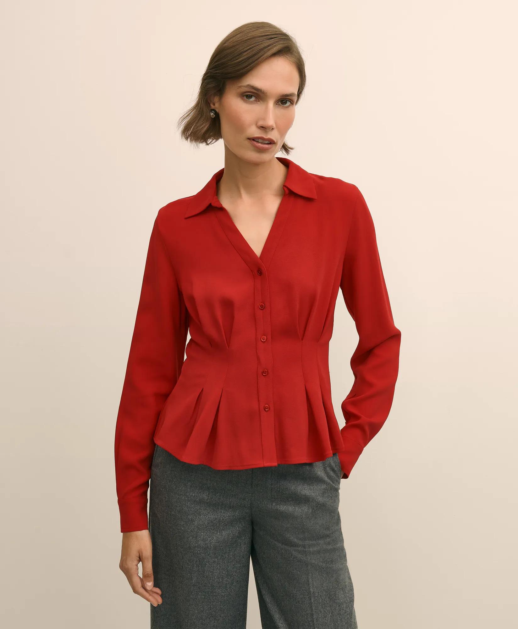 Viscose Peplum Blouse primary