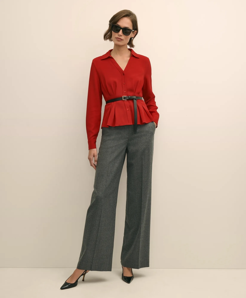 Viscose Peplum Blouse, image 2