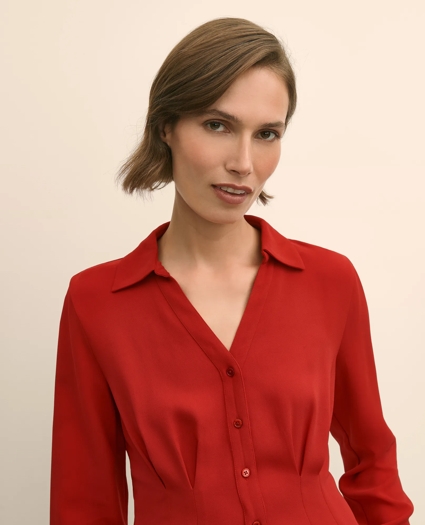 Viscose Peplum Blouse, image 3