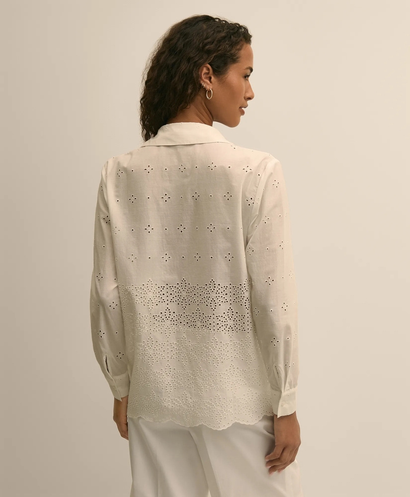 Cotton Eyelet Oversize Blouse, image 5