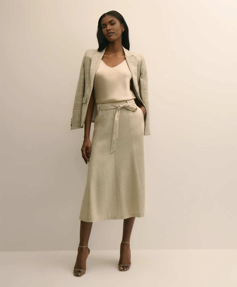 V-Neck Cami in Washable Silk Charmeuse, image 2