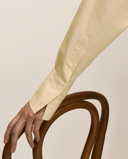 Supima&reg; Cotton Sateen Relaxed Shirt, image 4