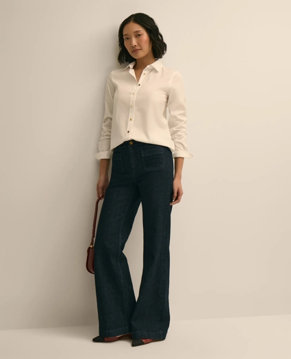 Supima&reg; Cotton Gold-Tone Button Shirt, image 2